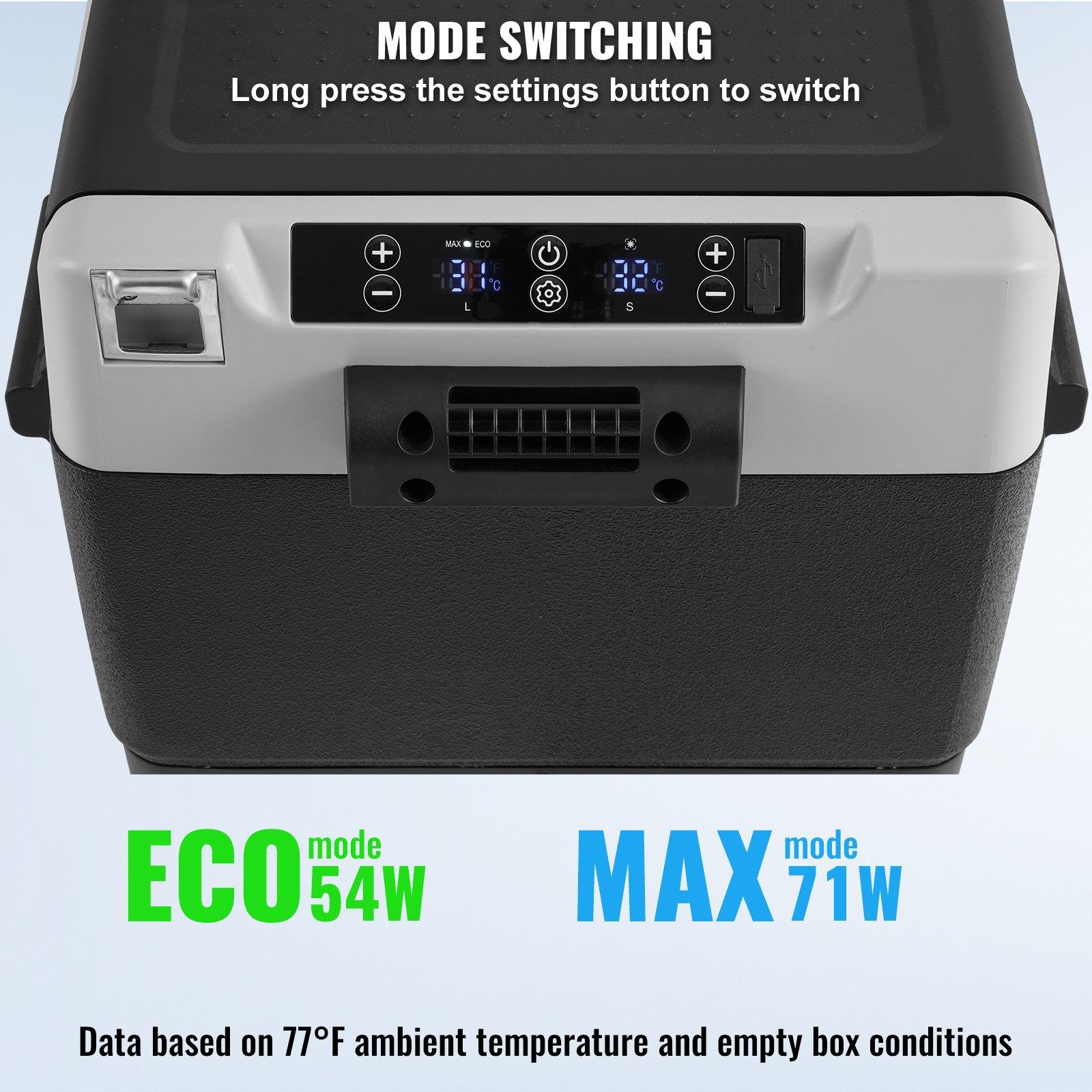 【FathersDayGift】 VEVOR Portable Car Refrigerator, 12 Volt Car Refrigerator Fridge, 58 L / 61.5 QT Dual Zone Portable Freezer, -4℉-68℉ Adjustable Temperature, Compressor Cooler for Home, Outdoor, Camping, RV, Car 【FathersDayGift】 VEVOR Portable Car Refrigerator, 12 Volt Car Refrigerator Fridge, 58 L / 61.5 QT Dual Zone Portable Freezer, -4℉-68℉ Adjustable Temperature, Compressor Cooler for Home, Outdoor, Camping, RV, Car