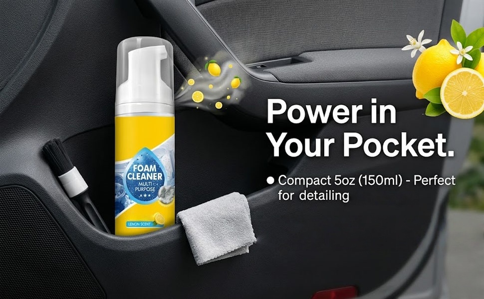Powerful &amp;amp; Multipurpose Car Interior Foam Cleaner