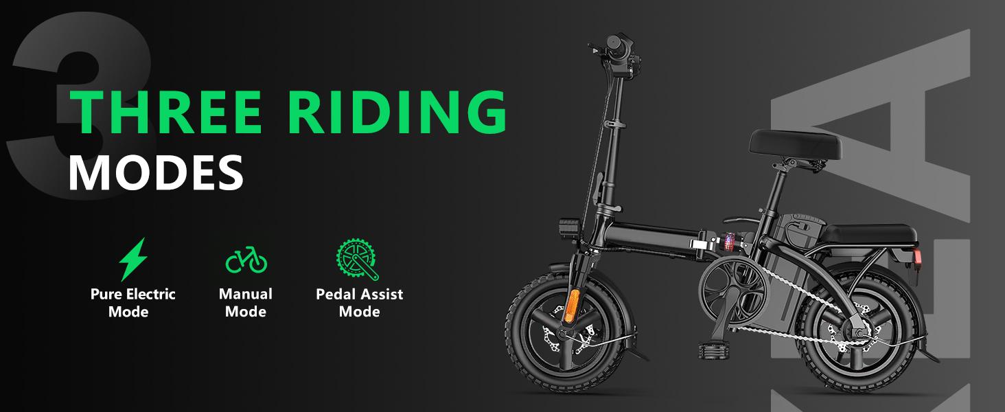 750W Folding Electric Bike for Adults, Maximum speed 20+ MPH,Range 30+ Miles Ebikes, 14inch Compact E-bike, 48V12 Removable Battery, Multi-function suspension,suitable for adults up to 400 lbs, UL 2849 Certified