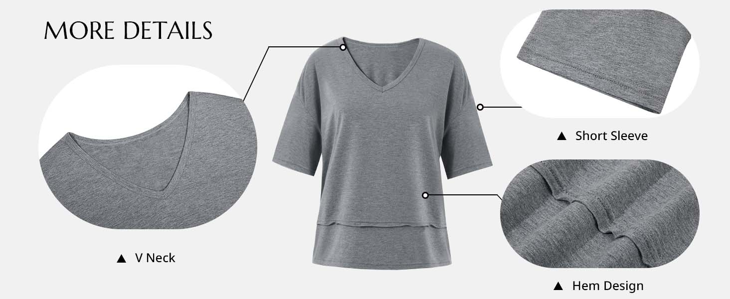 Imily Bela Womens Summer V Neck T Shirts Casual Short Sleeve Flowy Tops Cute Loose Fit Basic Tees Summervibes Imily Bela Womens Summer V Neck T Shirts Casual Short Sleeve Flowy Tops Cute Loose Fit Basic Tees Summervibes