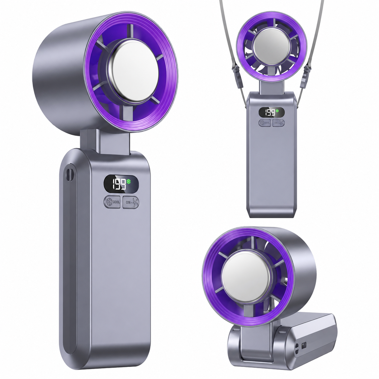 Portable Handheld High Speed Fan - 199 Speeds