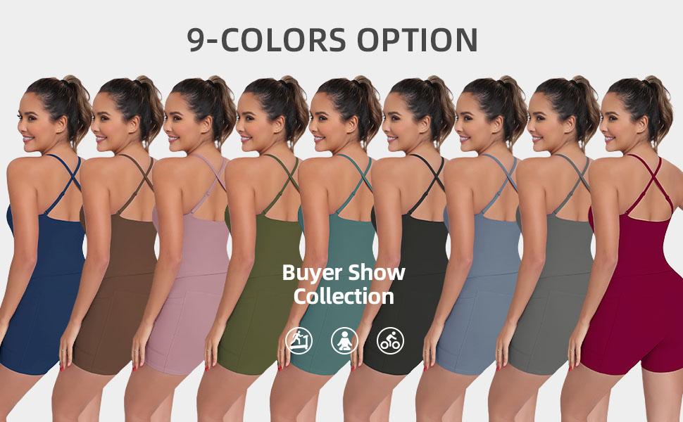 【Free 3-Day Shipping】2026 New Adjustable Straps Built-in Bra Tank Top - Cross Back VS Spaghetti Straps & Scoop Neck, Slim Cute Buttery Soft Thicker Fabric Longline Sports Bra with Built-in One-Piece Bra Pads Yoga Wear Fitness Yoga Gym Activewear