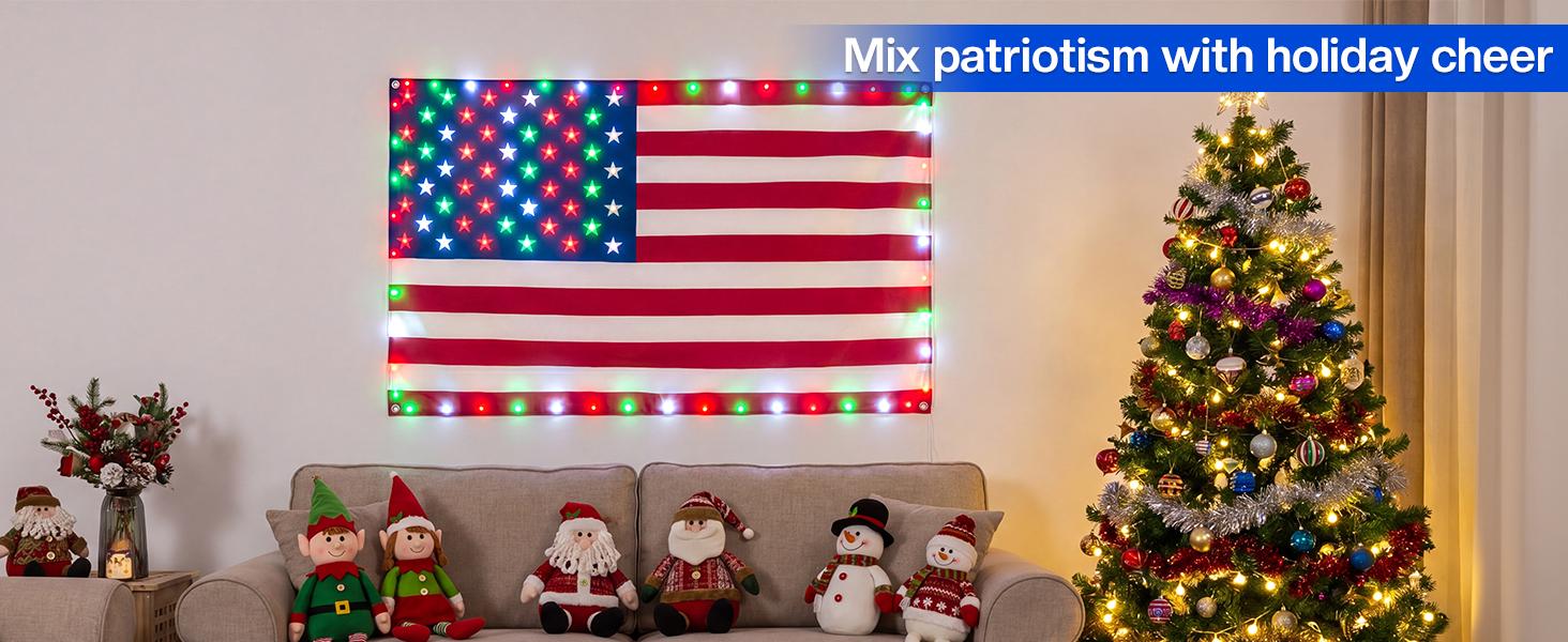 Avatar Controls 3x5FT Smart American Flag Lights App Control Flag 4th of July Decorations Lights DIY Color, Music Sync Light Up Patriotic US Flag Lights for Wall Bedroom, Memorial Day, Independence Day, 250th Anniversary summergarden Avatar Controls 3x5FT Smart American Flag Lights App Control Flag 4th of July Decorations Lights DIY Color, Music Sync Light Up Patriotic US Flag Lights for Wall Bedroom, Memorial Day, Independence Day, 250th Anniversary summergarden