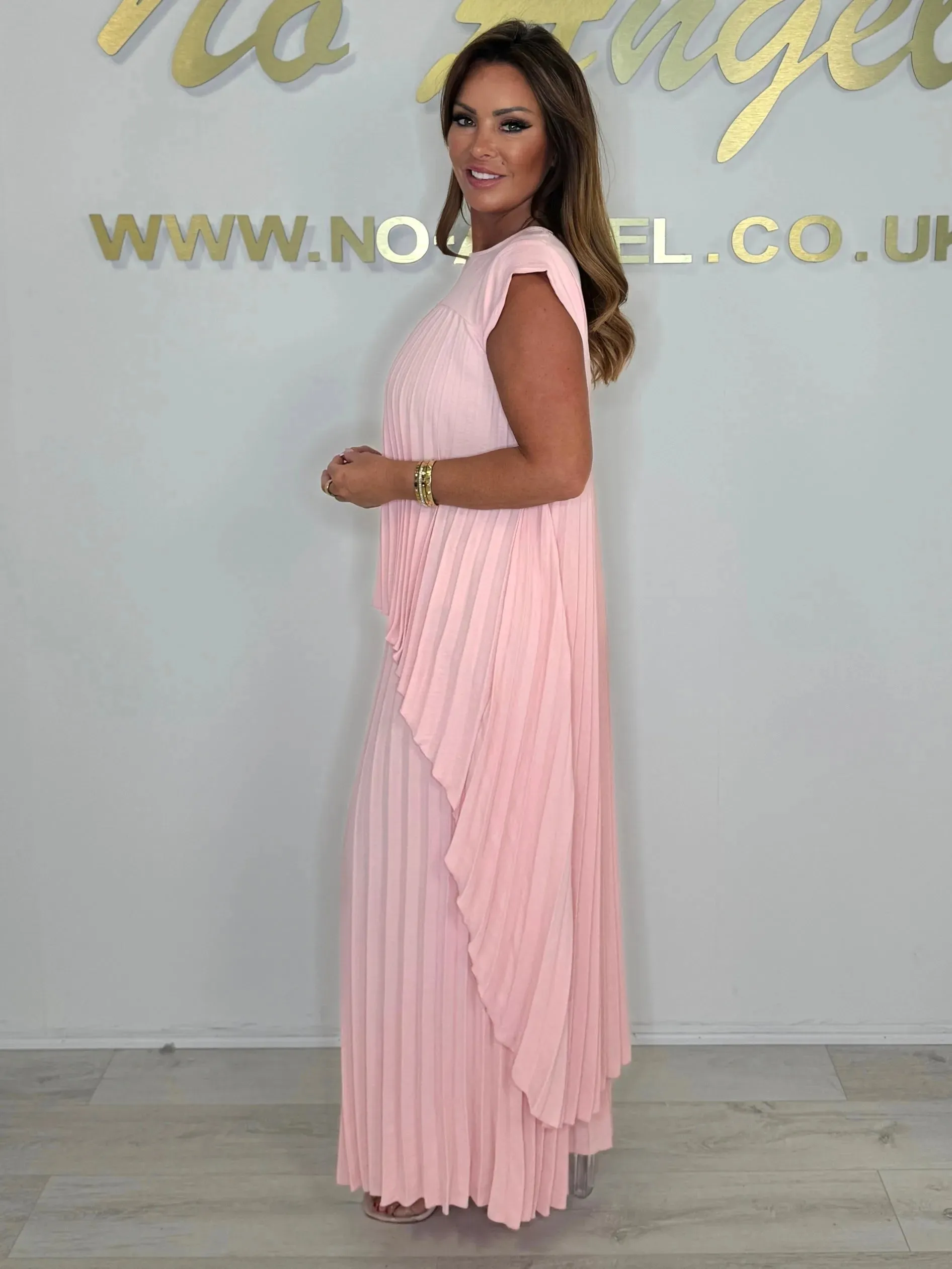 Irregular High-Low Pleated Top + Pants Two-Piece Suit (Buy 2 Free Shipping)