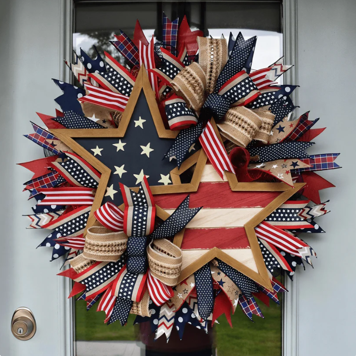 Hang it with pride🔥This Wreath Wasn't Made to Decorate — It Was Made to Remember