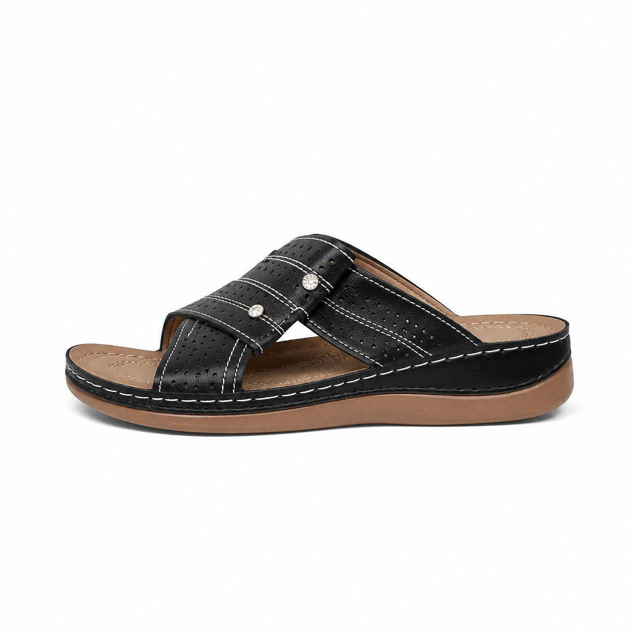Women's Orthopedic Wedge Sandals – Comfortable Arch Support Slip-On Summer Shoes