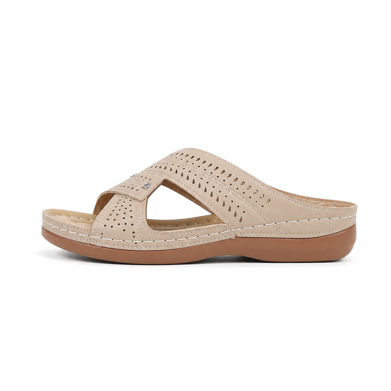 Women's Orthopedic Wedge Sandals – Comfortable Arch Support Slip-On Summer Shoes