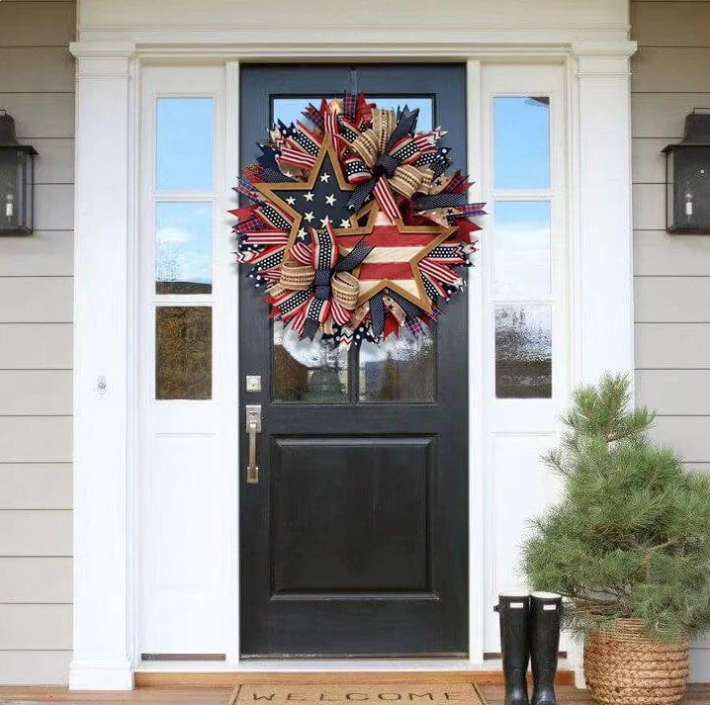 Hang it with pride🔥This Wreath Wasn't Made to Decorate — It Was Made to Remember