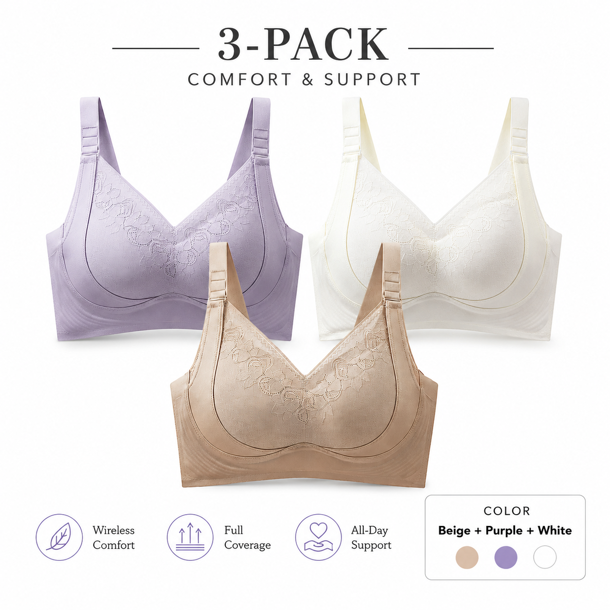 Custom-Lift Bust Shaping Bra