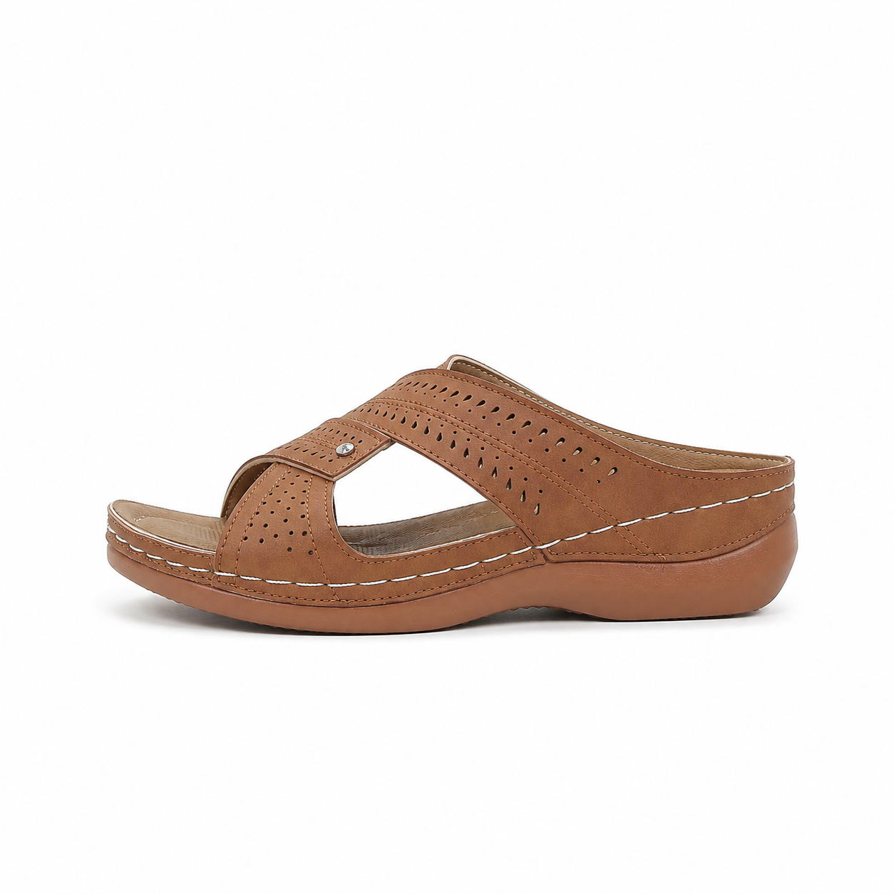 Women's Orthopedic Wedge Sandals – Comfortable Arch Support Slip-On Summer Shoes