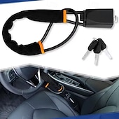 Universal Steering Wheel Lock - Compact Multi-functional Automotive Security Device Suitable For Most Vehicles Suvs And Golf Carts
