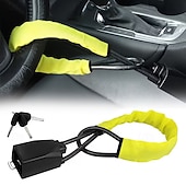 Universal Steering Wheel Lock - Compact Multi-functional Automotive Security Device Suitable For Most Vehicles Suvs And Golf Carts