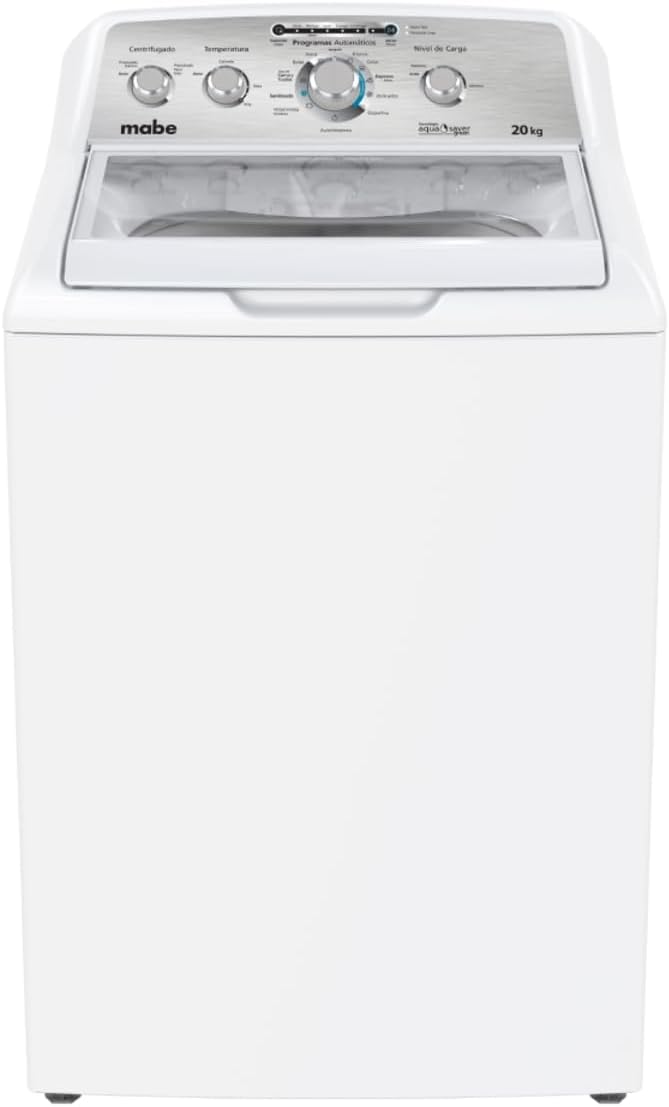 Mabe LMA70214VBAB0 Lavadora Automática, Blanca, 20 Kg