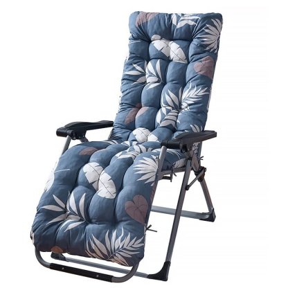 Cateissary Recliner Cushion Rocking Chair Pad Patio Mat Back Breathable Sun Outdoor Pads Lounger Seat Reclining Cushions for Decoración del hogar
