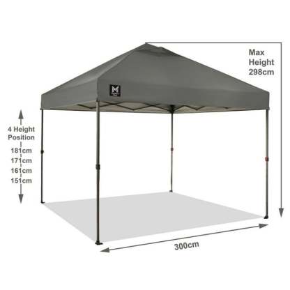 Toldo Instantáneo Member's Mark 3x3 m