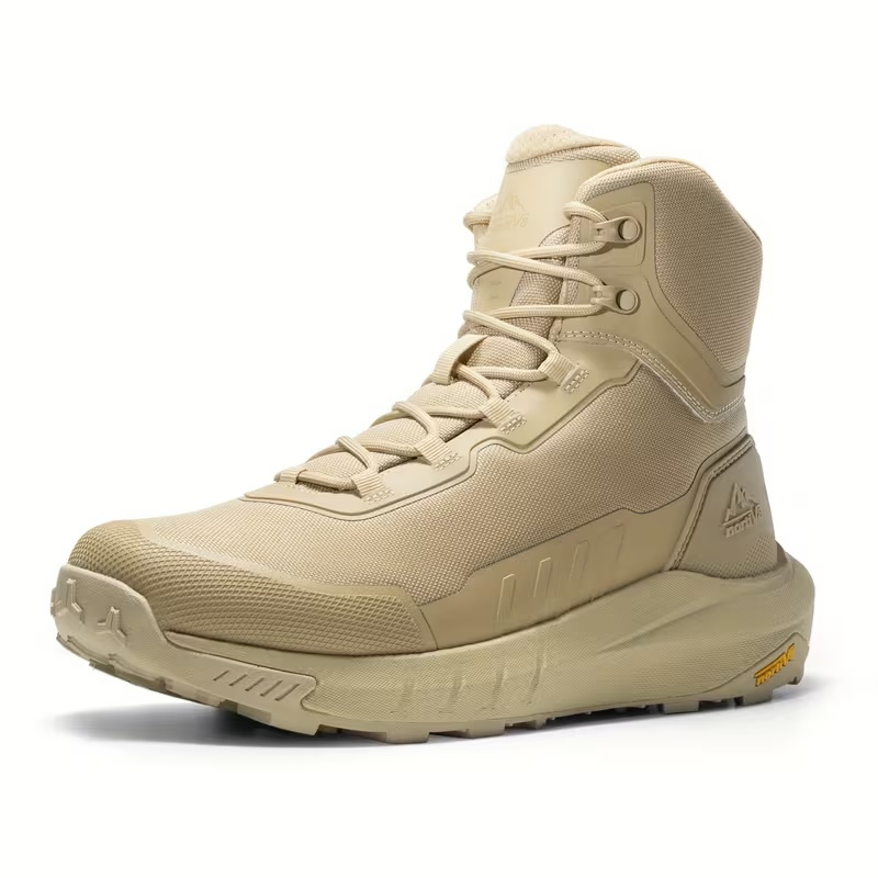 Botas tácticas de senderismo para hombre NORTIV 8, botas ligeras con suela acolchada para trabajo, para todo el día, con cremallera lateral, botas de combate para motocicleta, soporte de arco,