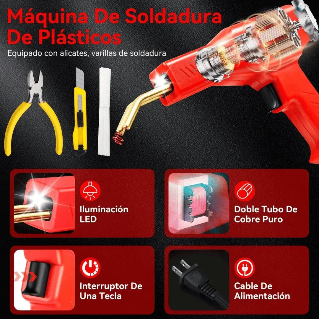 Repara plásticos sin cambiar piezas-SoldaFix™
