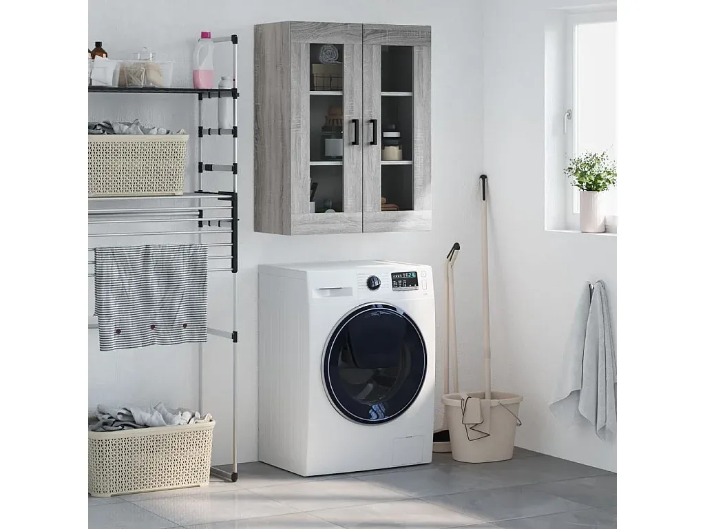 Hochwertiger Hängeschrank aus Eiche für elegantes Wohnen-Velessaliving