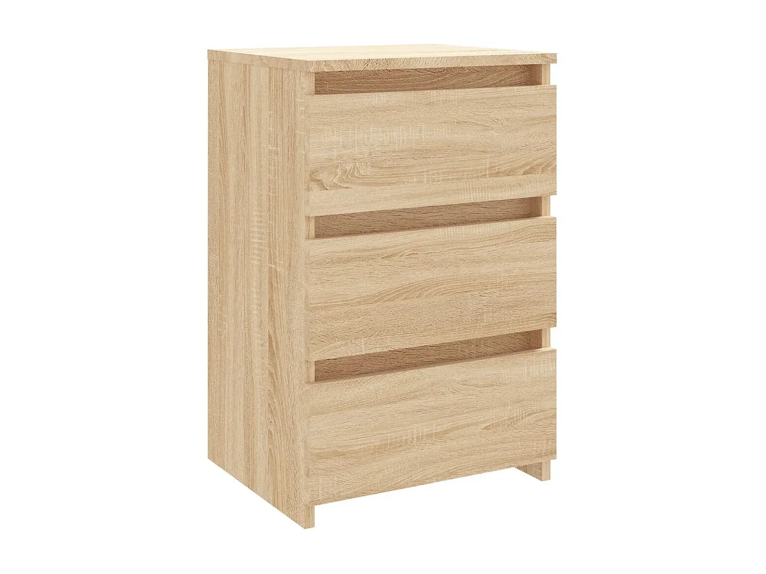 Moderner Nachttisch aus Holz in Eichenoptik 40x35x62,5 cm-Velessaliving