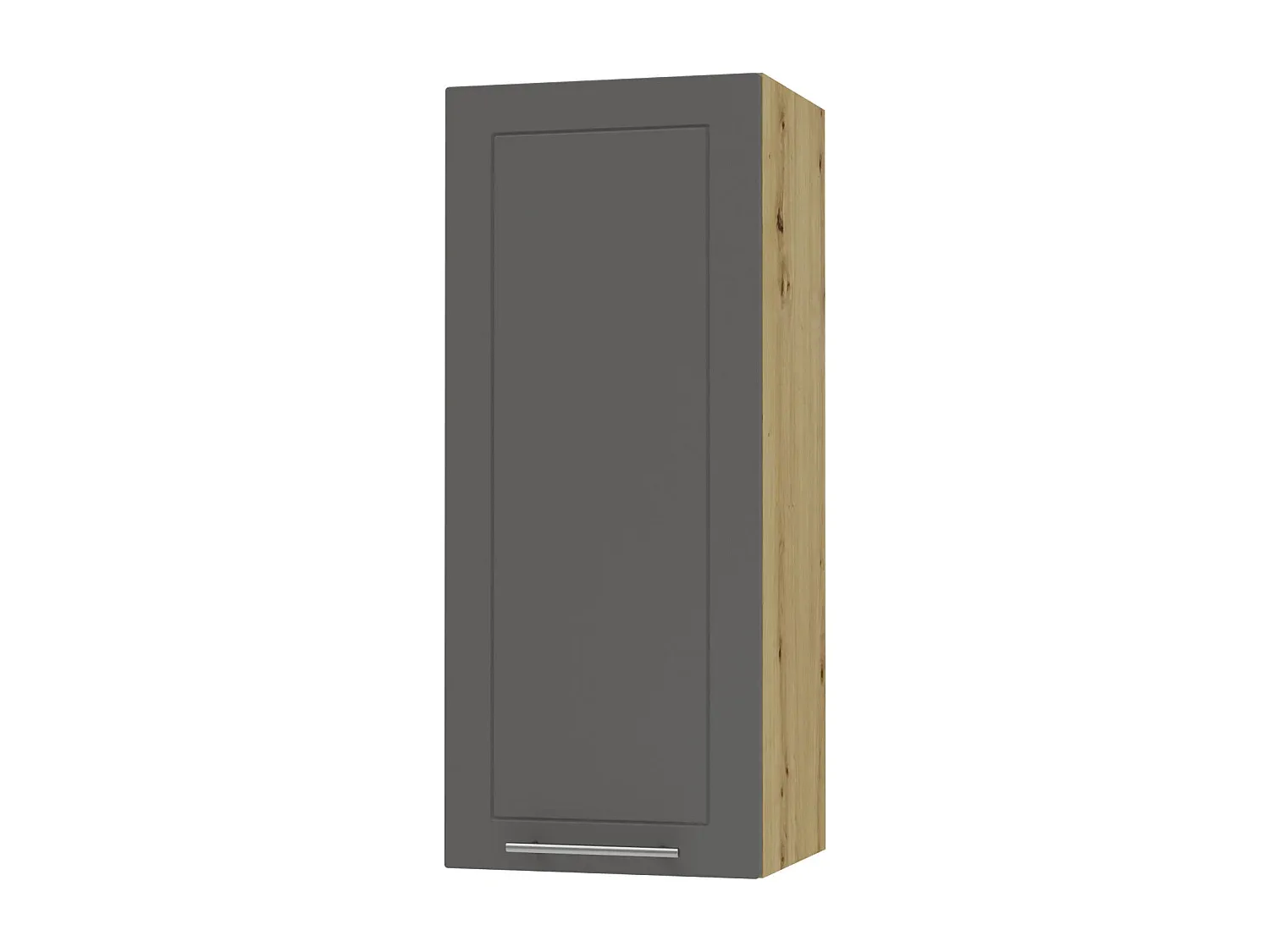 Hängeschrank in Graphit Matt und Eiche Artisan-Velessaliving