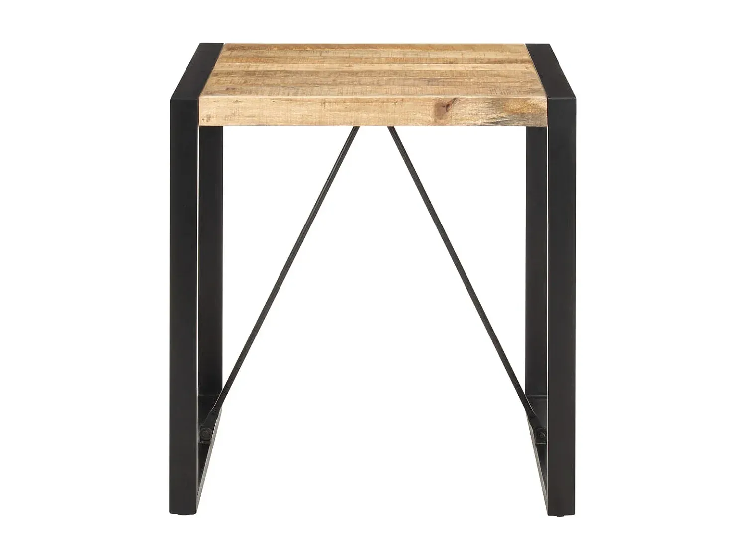 Esszimmertisch aus Mangoholz, quadratisch, 70 cm-Velessaliving