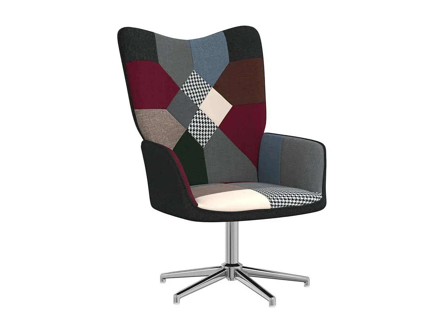 Bequemer Sessel im Patchwork-Design-Velessaliving