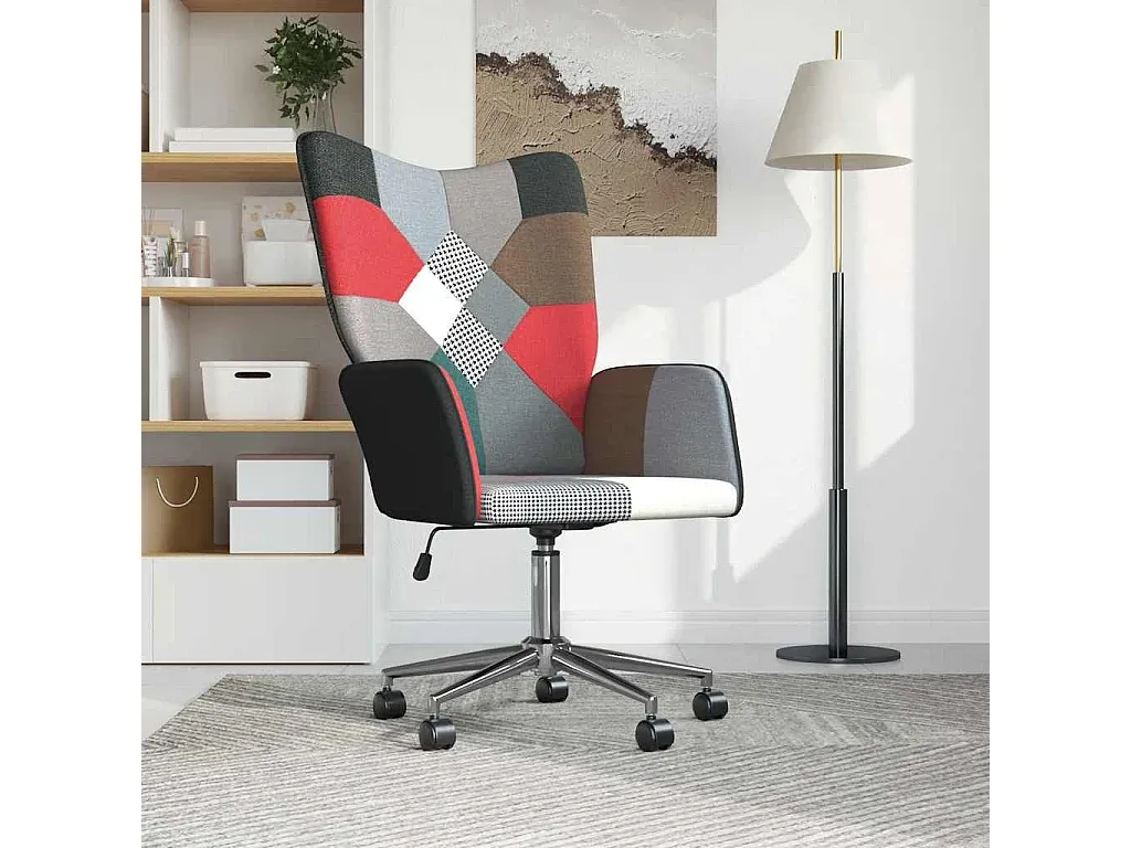 Bequemer Sessel im Patchwork-Design-Velessaliving