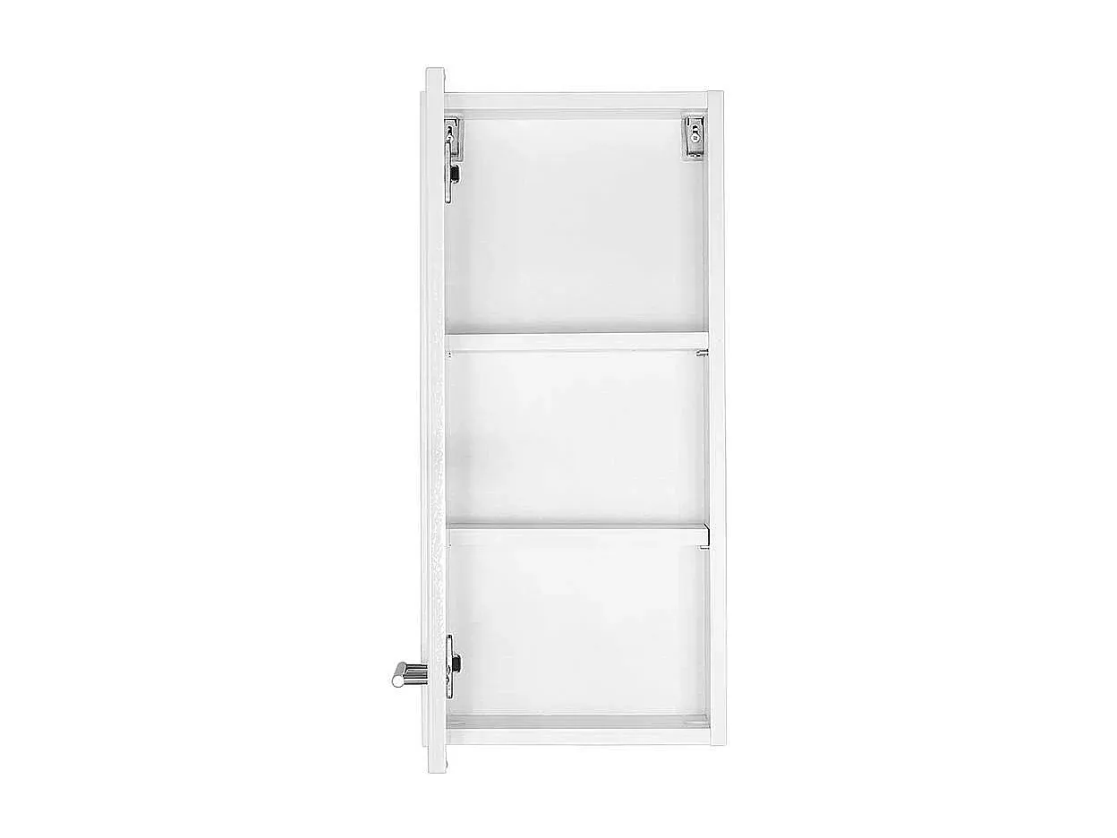 Moderner Hängeschrank für Badezimmer in Weiß Hochglanz-Velessaliving