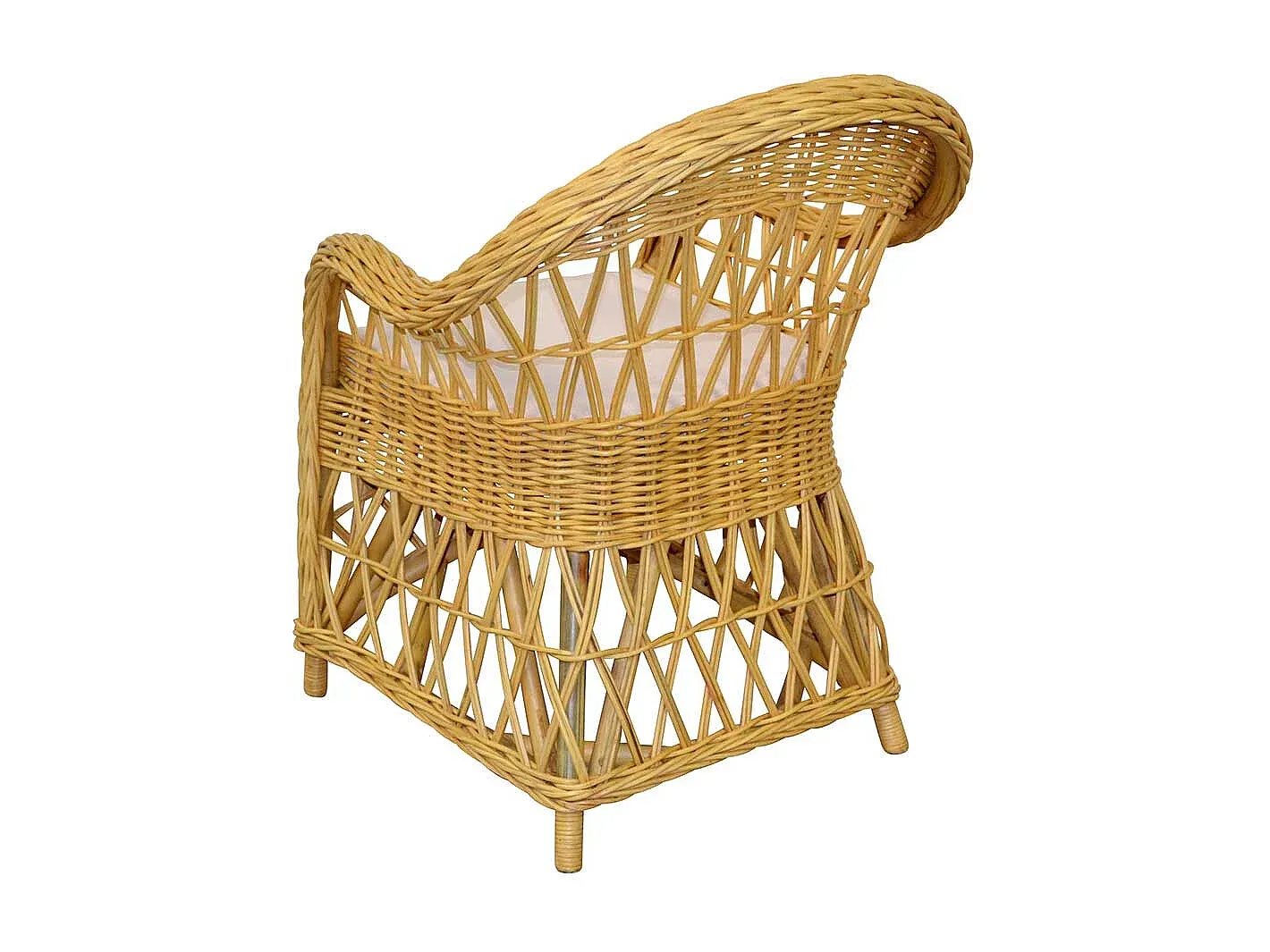 Natürlicher Rattansessel mit 45 cm Sitzhöhe-Velessaliving