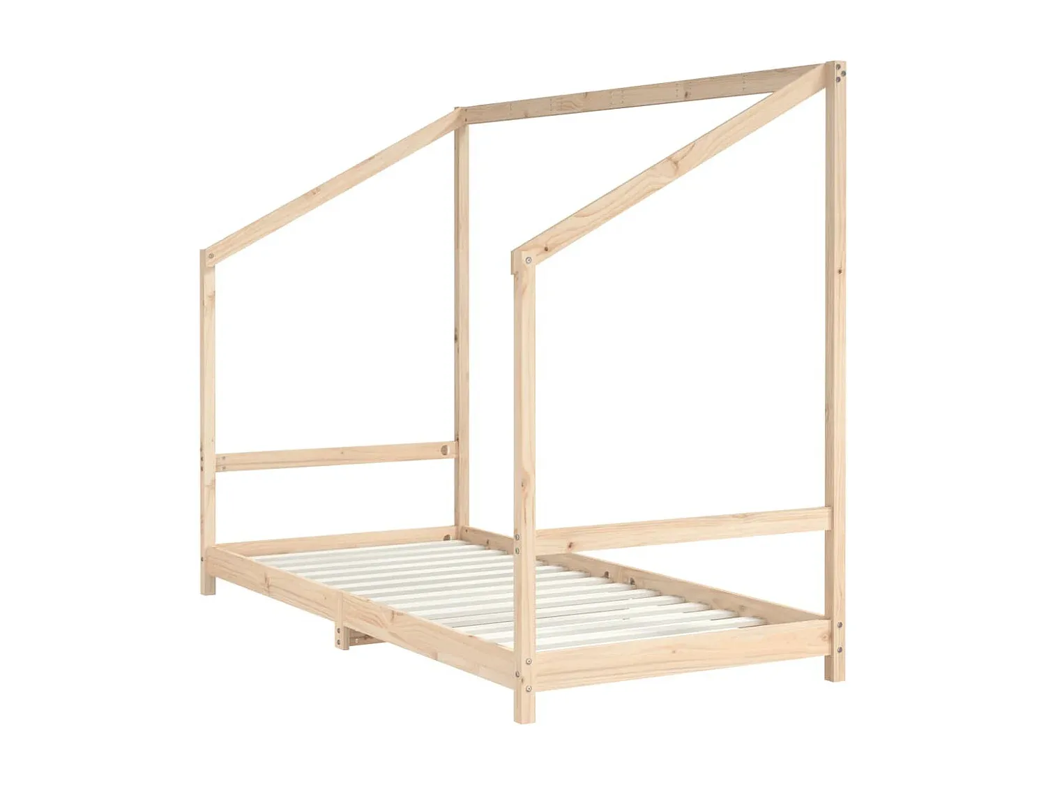 Robustes Kinderbett aus Massivholz-Velessaliving