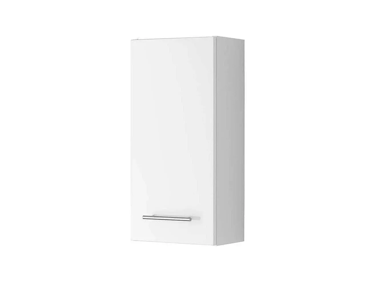 Moderner Hängeschrank für Badezimmer in Weiß Hochglanz-Velessaliving