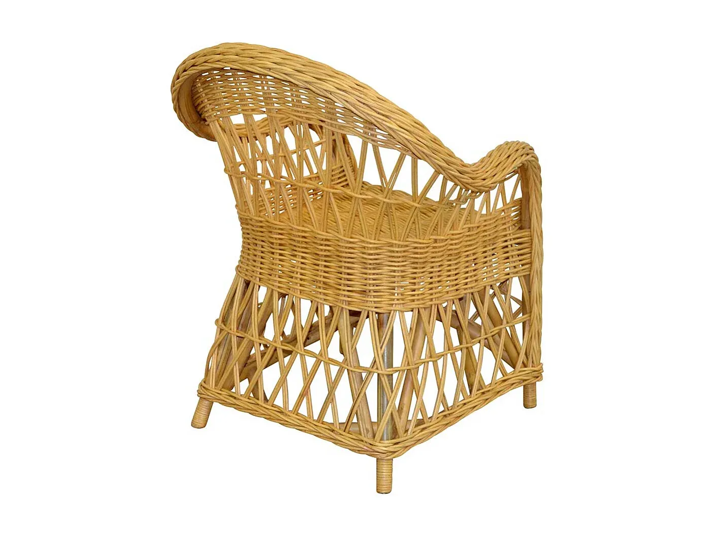 Natürlicher Rattansessel mit 45 cm Sitzhöhe-Velessaliving