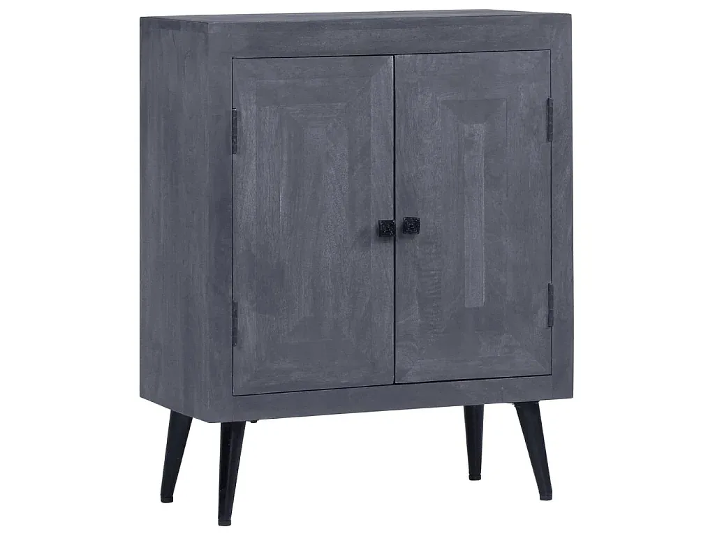 Rustikales Lowboard aus Mangoholz, 60 x 30 x 76 cm-Velessaliving