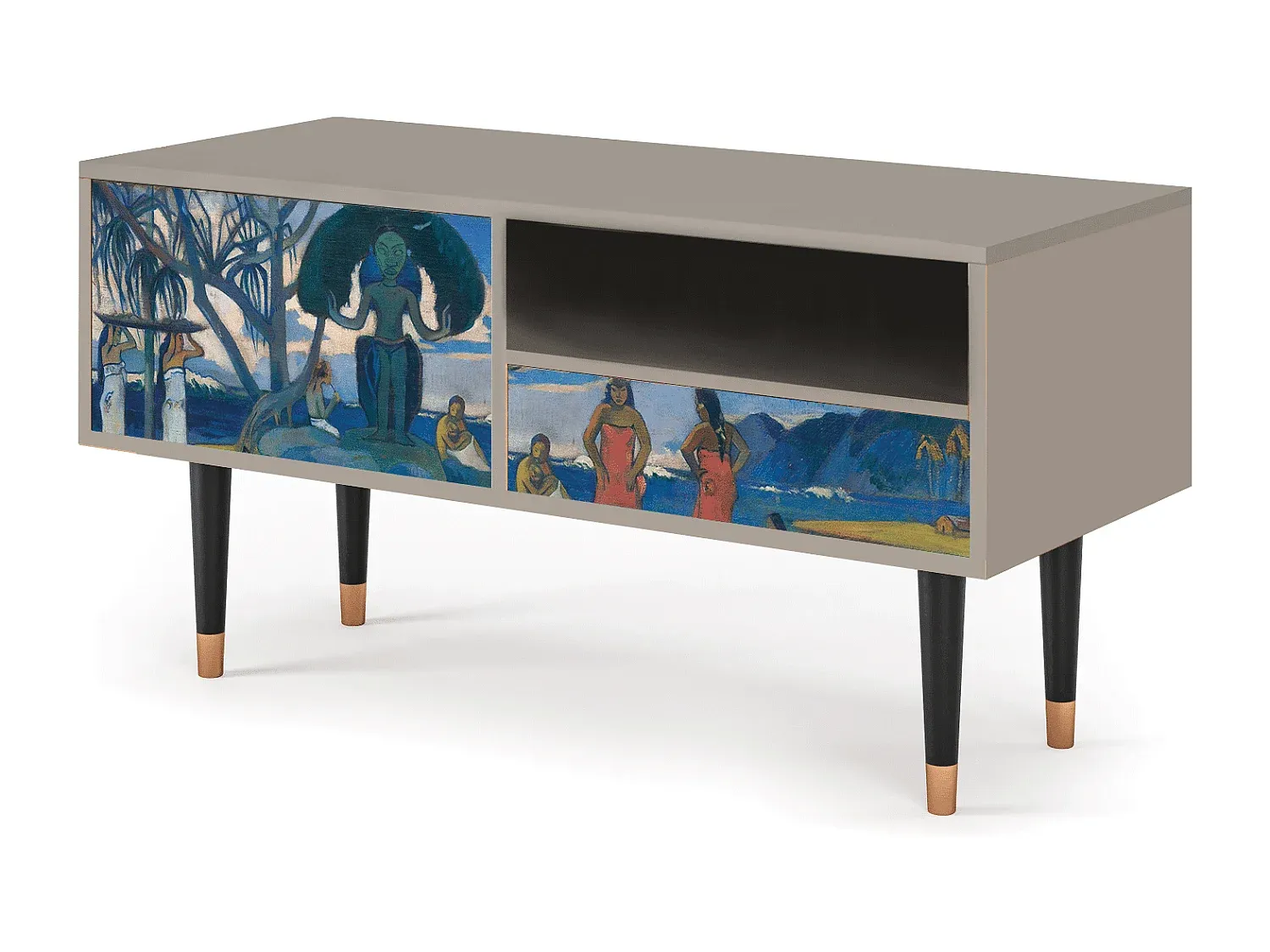 Fernsehmöbel mit Stauraum und Türen-Velessaliving