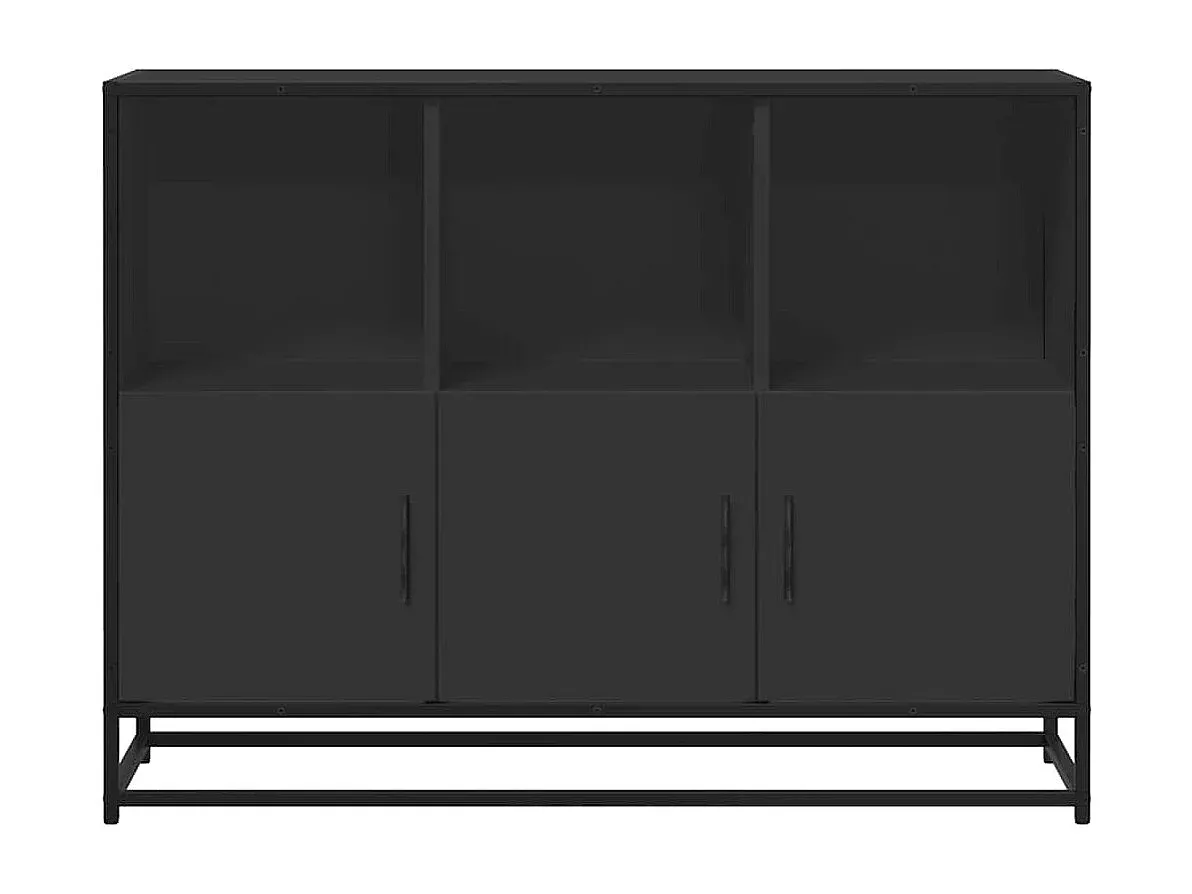 Moderne Sideboard in Schwarz mit Ablagefläche-Velessaliving