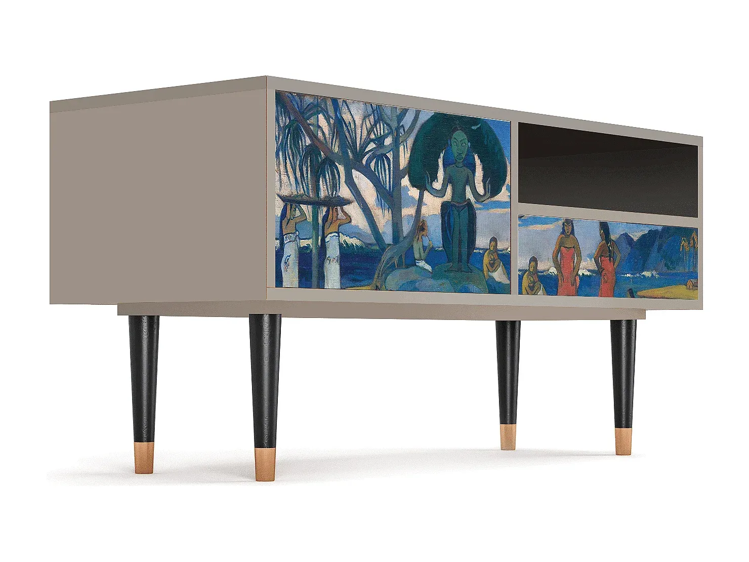 Fernsehmöbel mit Stauraum und Türen-Velessaliving