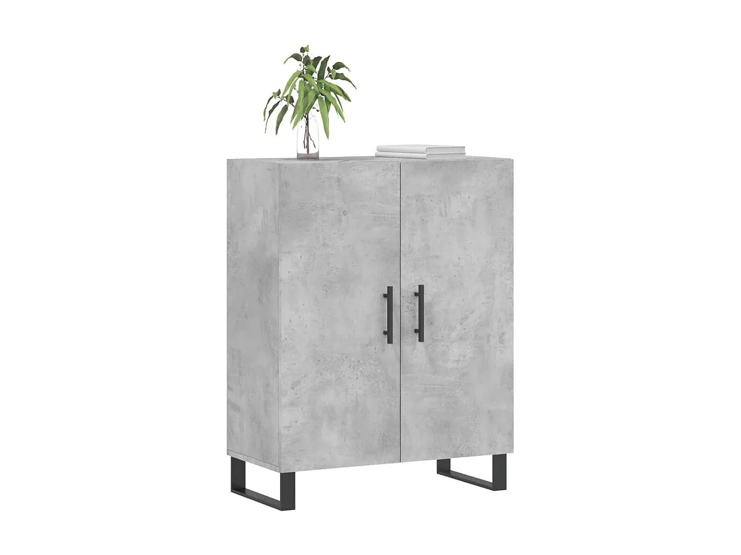 Moderne Sideboard in Betonoptik, 70x35x90 cm-Velessaliving