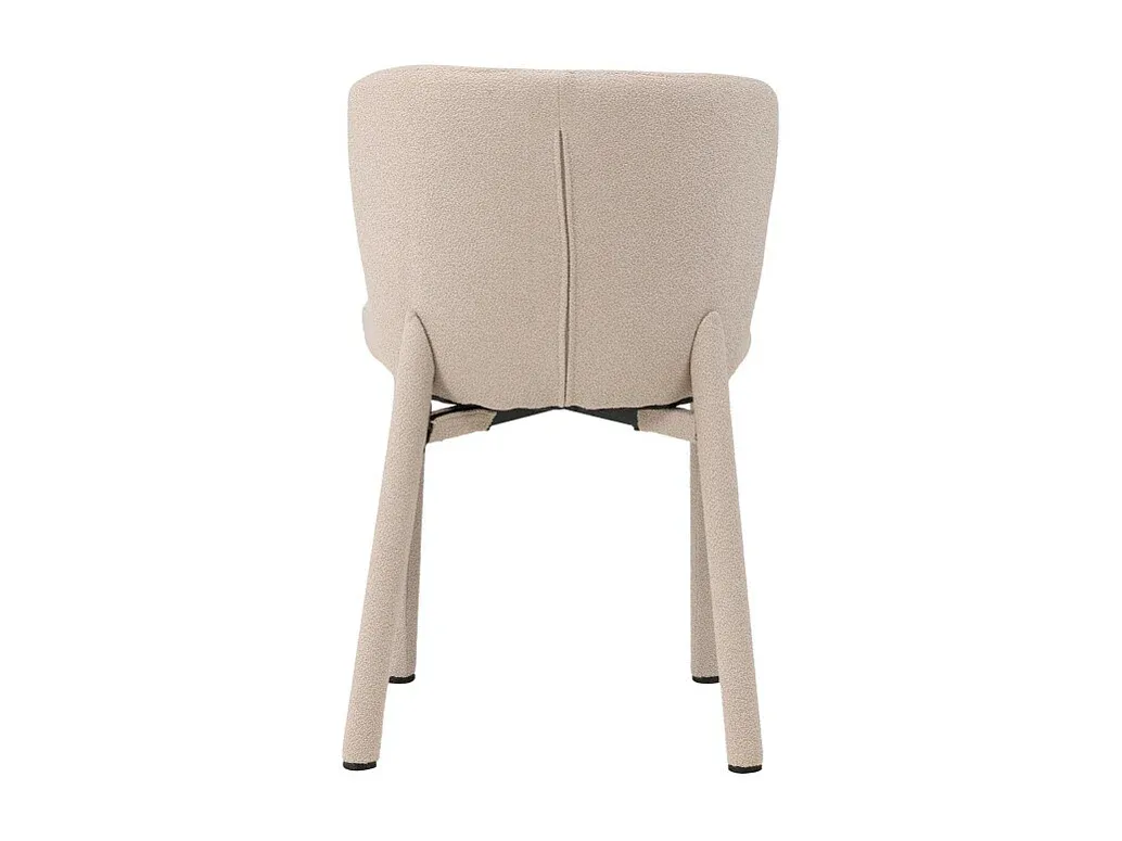Moderner Esszimmerstuhl in Beige-Velessaliving