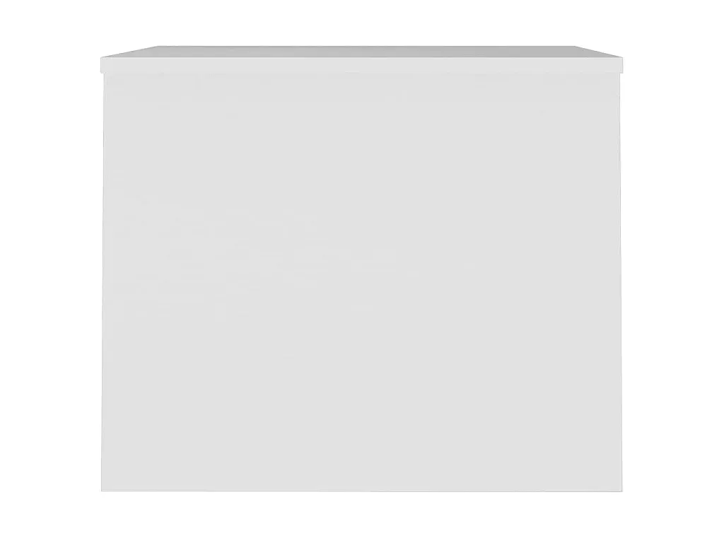 Moderner Beistelltisch in Weiß, 80x50x41 cm, Holzoptik-Velessaliving