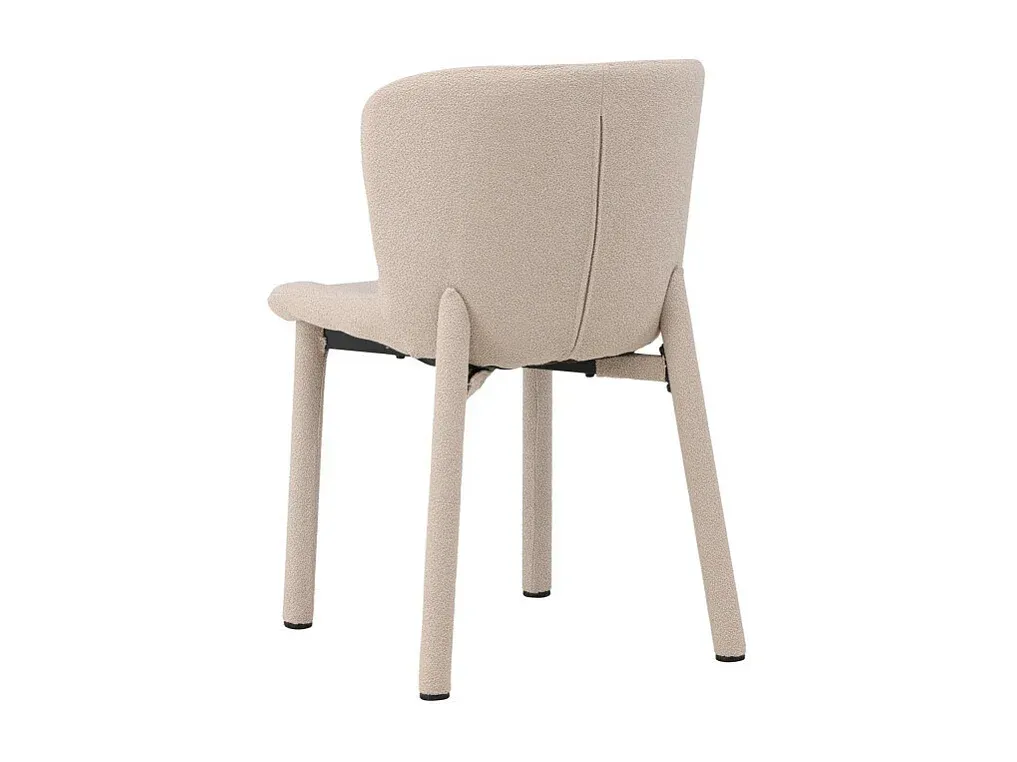 Moderner Esszimmerstuhl in Beige-Velessaliving