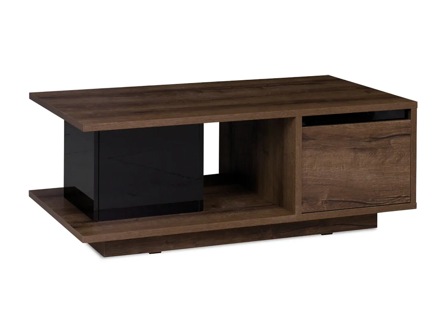 Moderner Couchtisch in Dunkelbraun-Basneoion