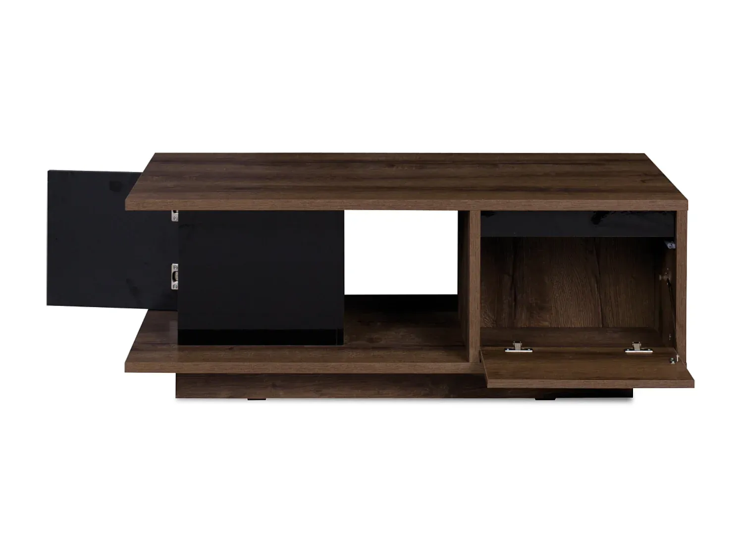 Moderner Couchtisch in Dunkelbraun-Basneoion