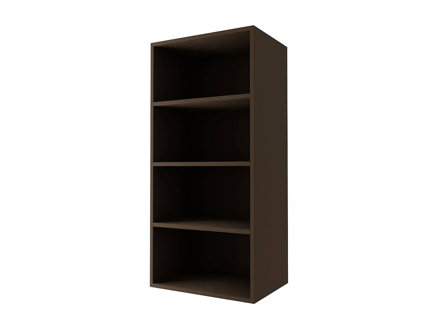 Hängeschrank in Vanille und Schwarz, Matt, 40x32,5x96cm-Basneoion