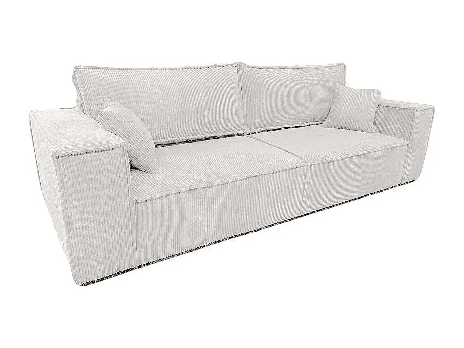 Bequeme Schlafcouch mit großer Liegefläche, Beige-Basneoion