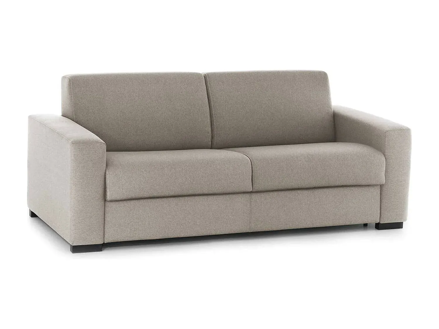 Komfortables 2-Sitzer-Sofa aus Polsterstoff mit Armlehnen-Basneoion