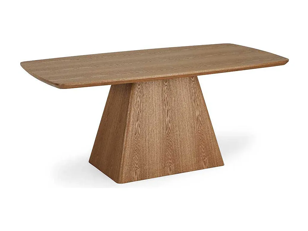 Moderner Esstisch mit Eichenfurnier-Basneoion