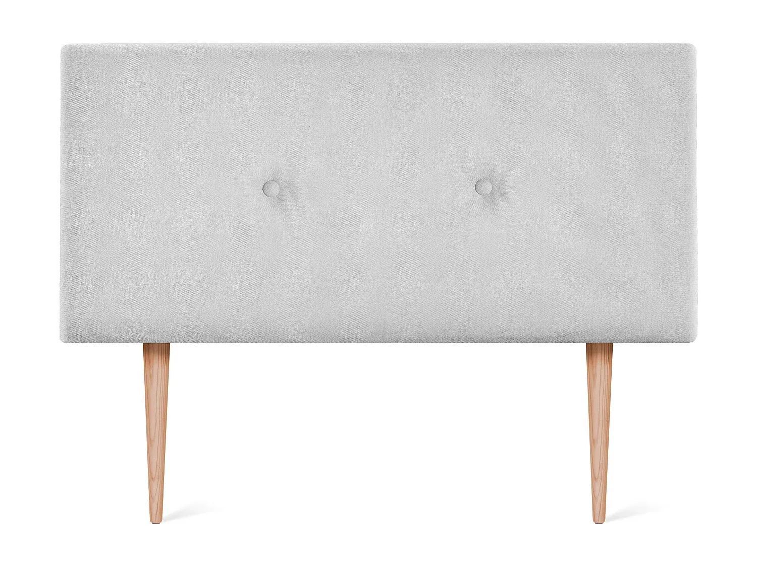 Gepolstertes Kopfteil mit Knöpfen 110x105cm in Perlgrau-Basneoion
