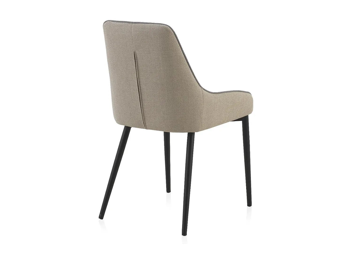 Zweifarbige Polsterstühle mit Metallbeinen, 4er-Set-Basneoion