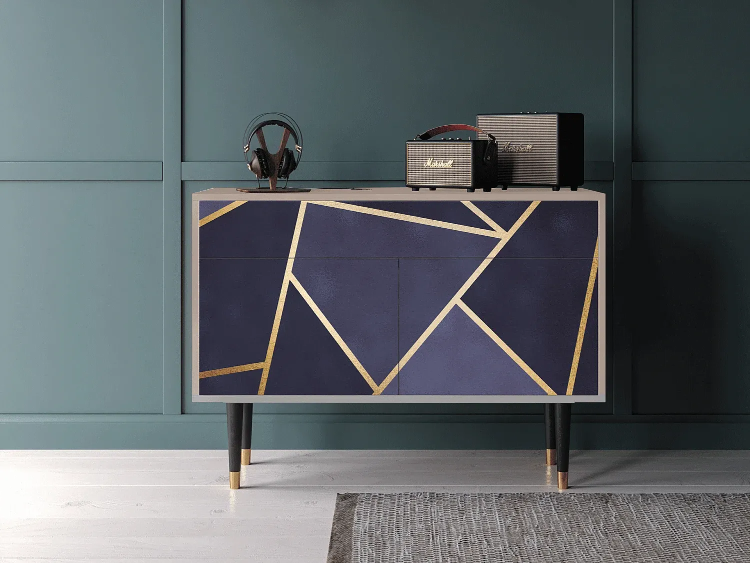 Stilvolles Sideboard mit Stauraum-Basneoion