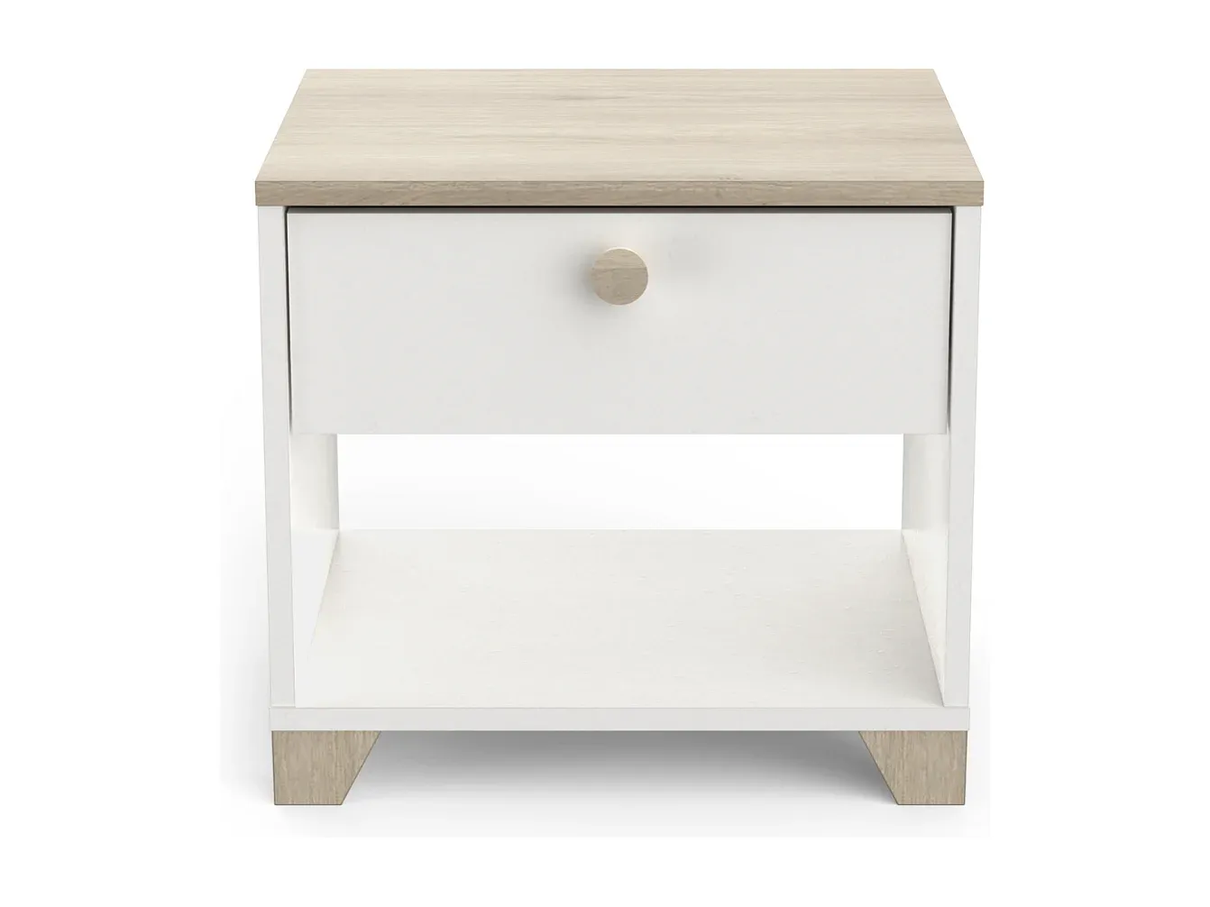 Nachttisch mit Schublade, 43 cm-Basneoion